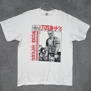 Logic Confessions Of A Dangerous Mind T Shirt Men's Size L White‎ Anime Tee